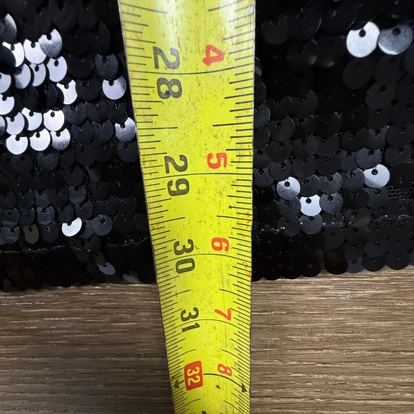 Why Dress It's My Birthday Sequin T-Shirt Dress, Black/White One Size Party Fun - Picture 12 of 14